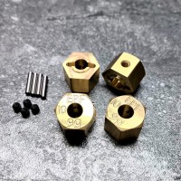 Rock Crawler Accessories - 10mm Brass Wheel Hex